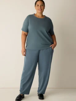 Stretch Jersey Knit Lantern Pant