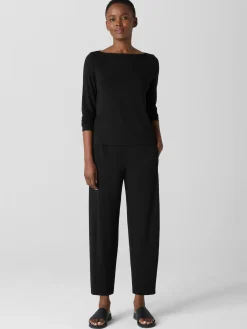 Stretch Jersey Knit Lantern Pant