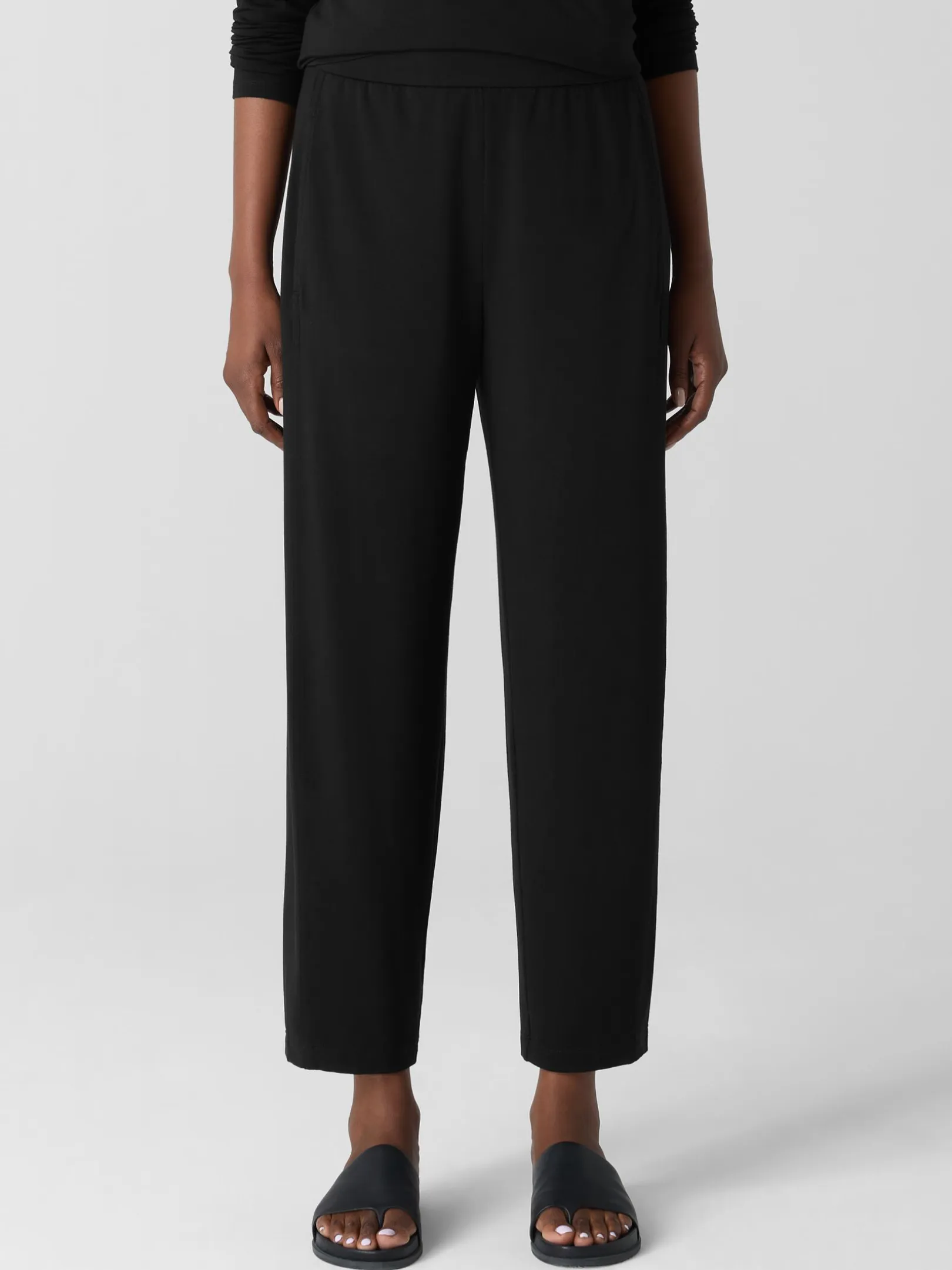 Stretch Jersey Knit Lantern Pant