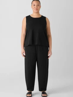 Stretch Jersey Knit Lantern Pant