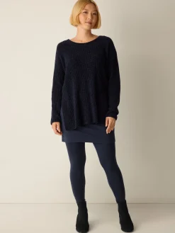 Stretch Jersey Knit Skirted Legging