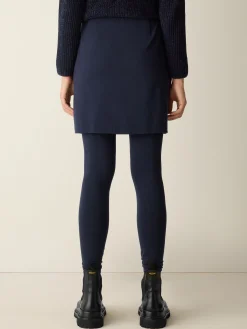 Stretch Jersey Knit Skirted Legging