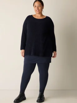Stretch Jersey Knit Skirted Legging