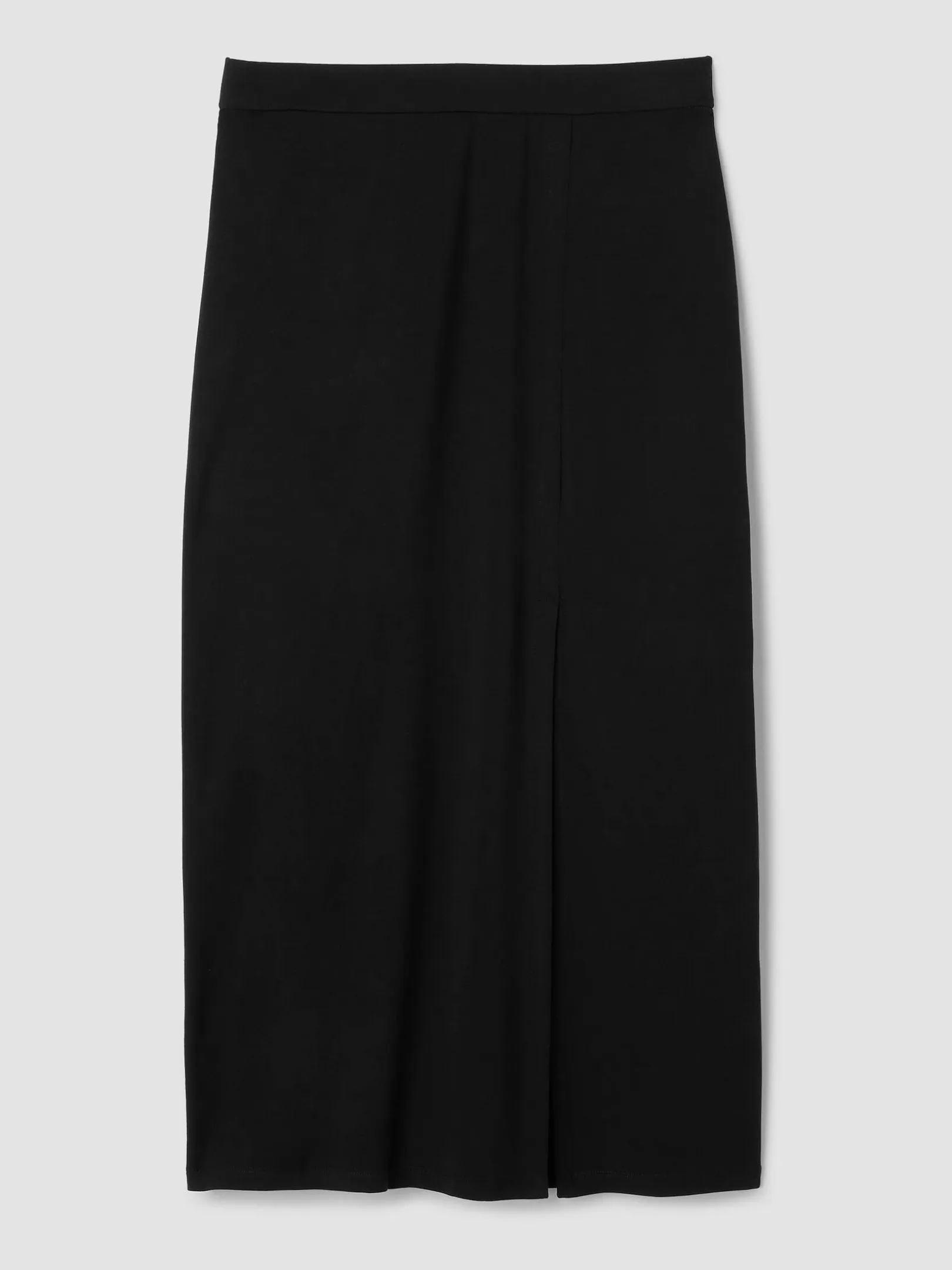Stretch Jersey Knit Straight Skirt
