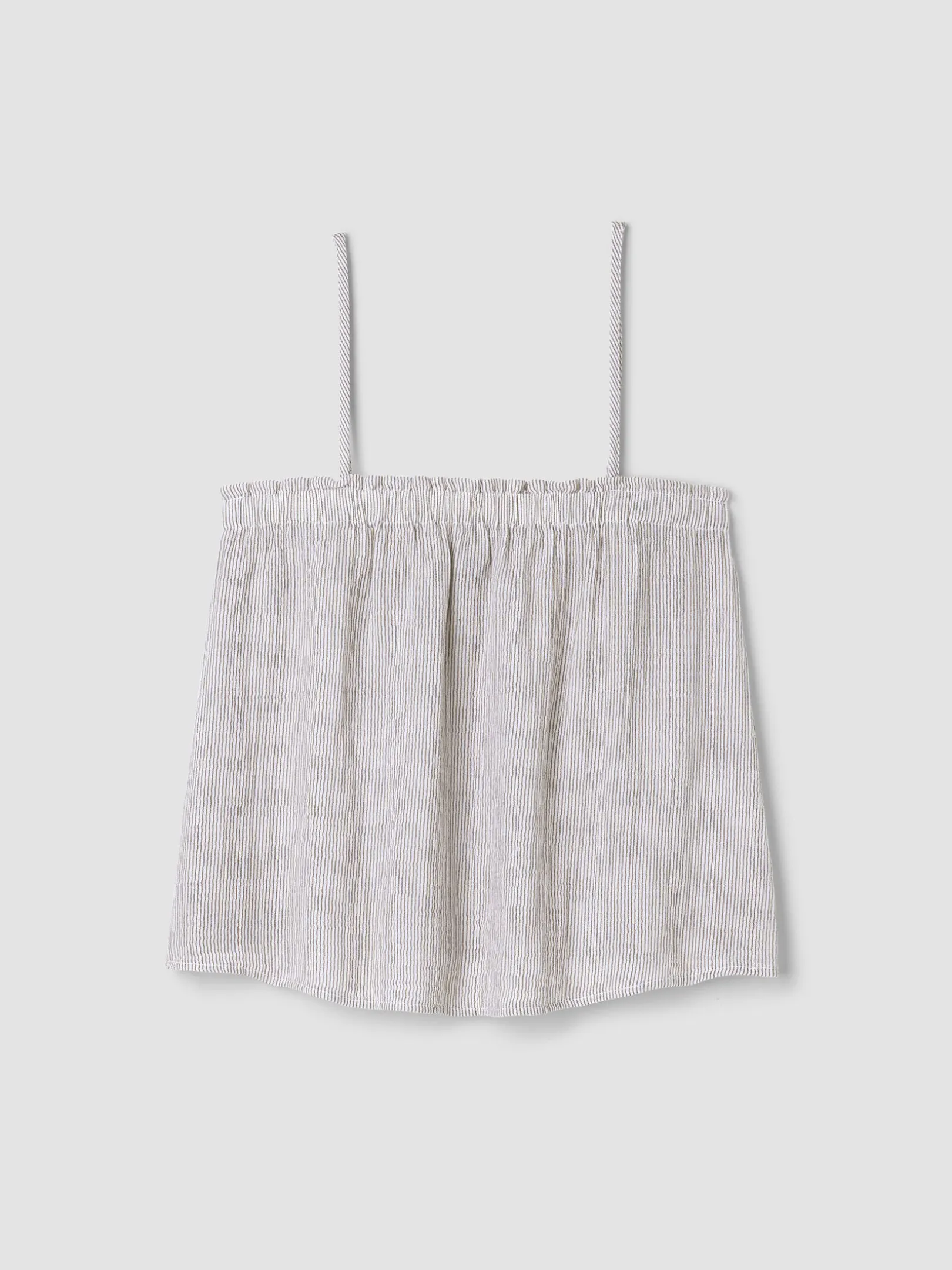 Striped Organic Cotton Gauze Cami