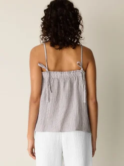 Striped Organic Cotton Gauze Cami