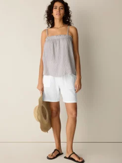 Striped Organic Cotton Gauze Cami