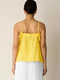 Striped Organic Cotton Gauze Cami