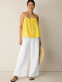 Striped Organic Cotton Gauze Cami