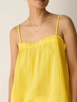 Striped Organic Cotton Gauze Cami