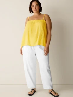 Striped Organic Cotton Gauze Cami