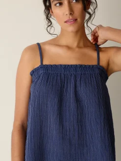 Striped Organic Cotton Gauze Cami