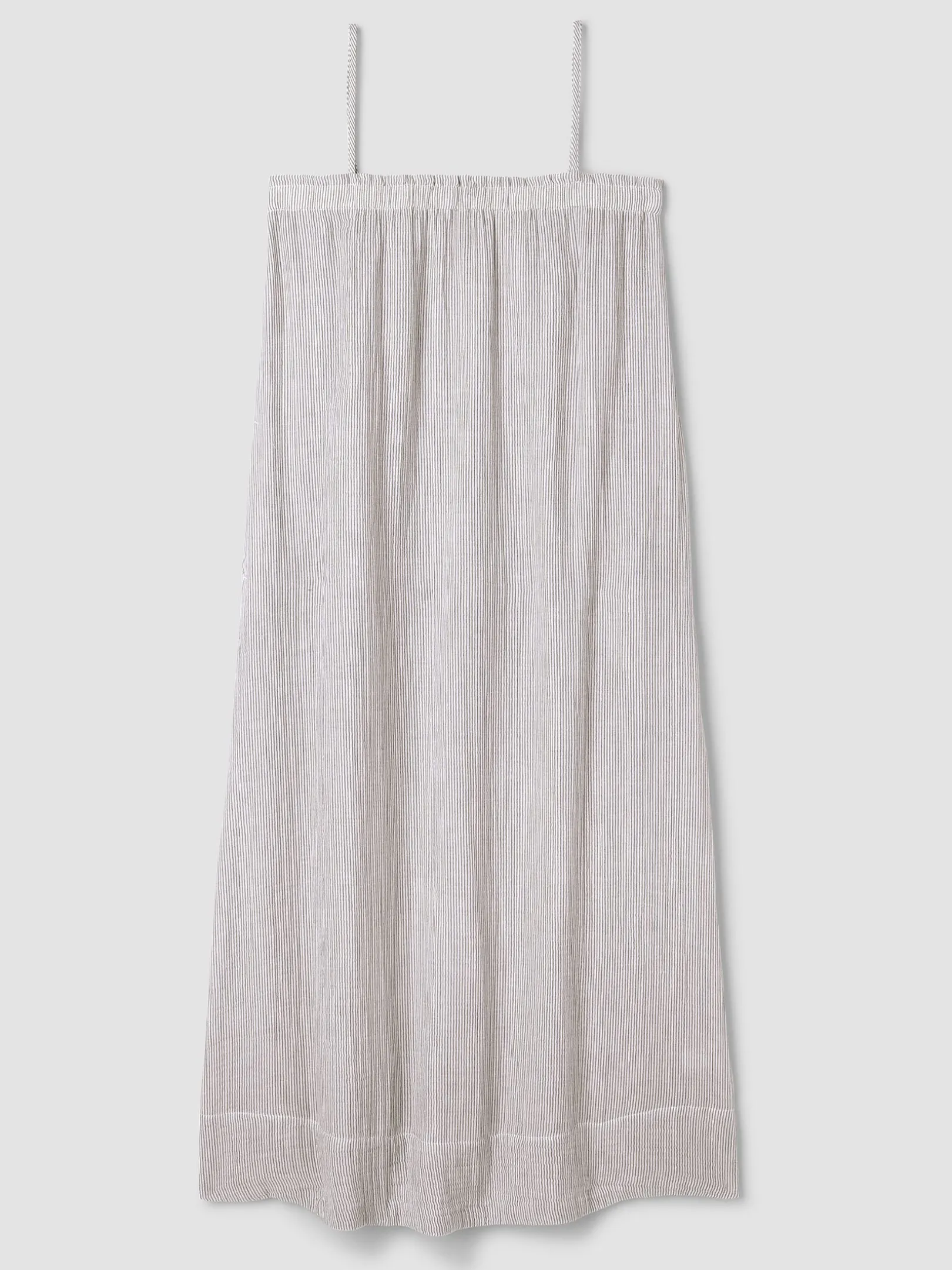 Striped Organic Cotton Gauze Cami Dress