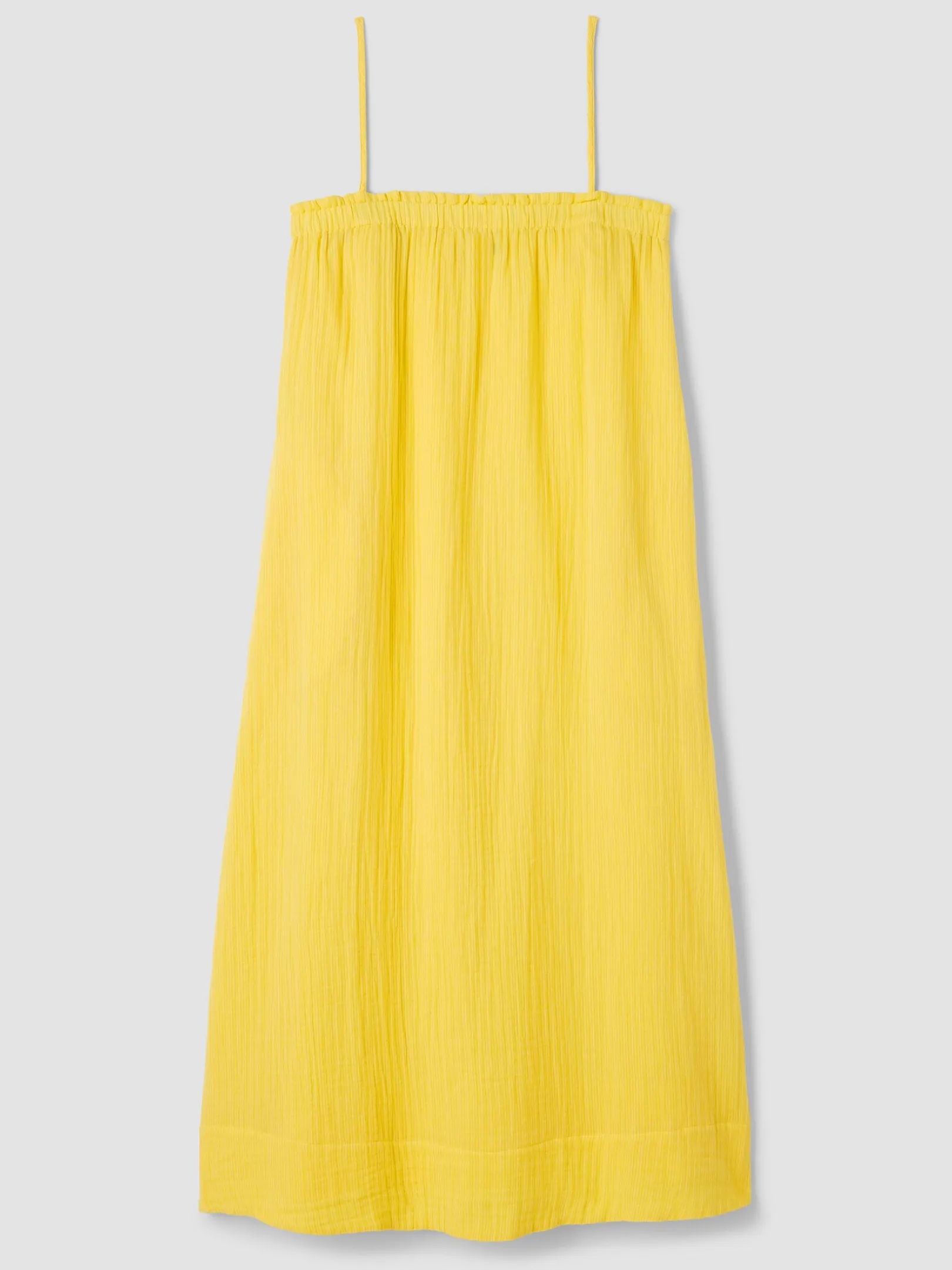 Striped Organic Cotton Gauze Cami Dress