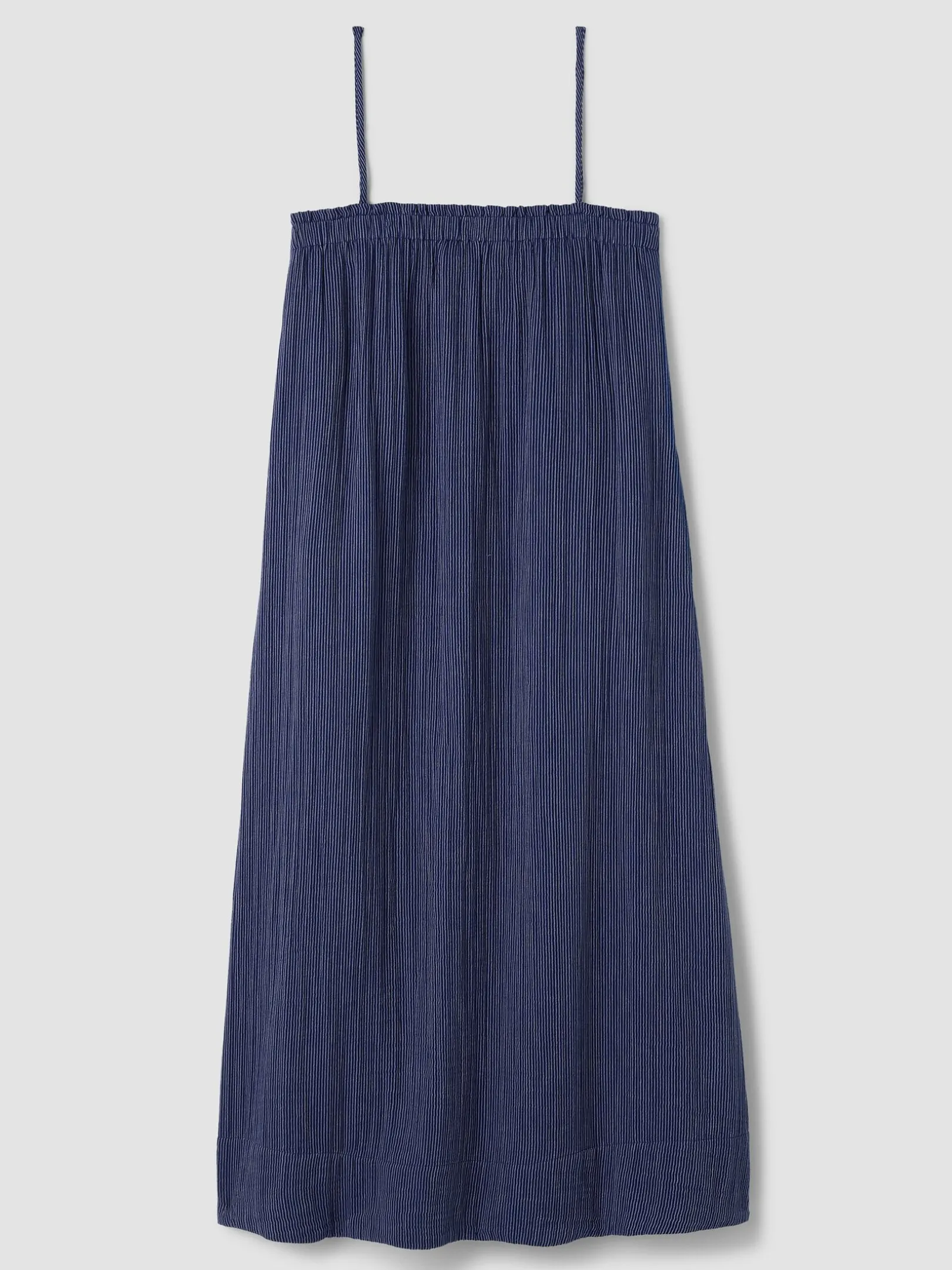 Striped Organic Cotton Gauze Cami Dress