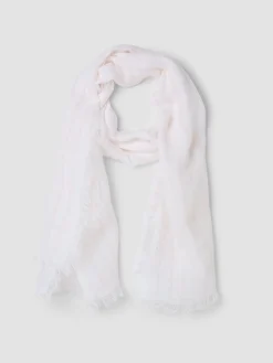 Striped Organic Linen Scarf