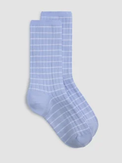 Striped Rib Trouser Sock