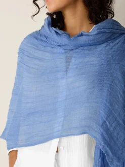 Textured Linen Blend Scarf