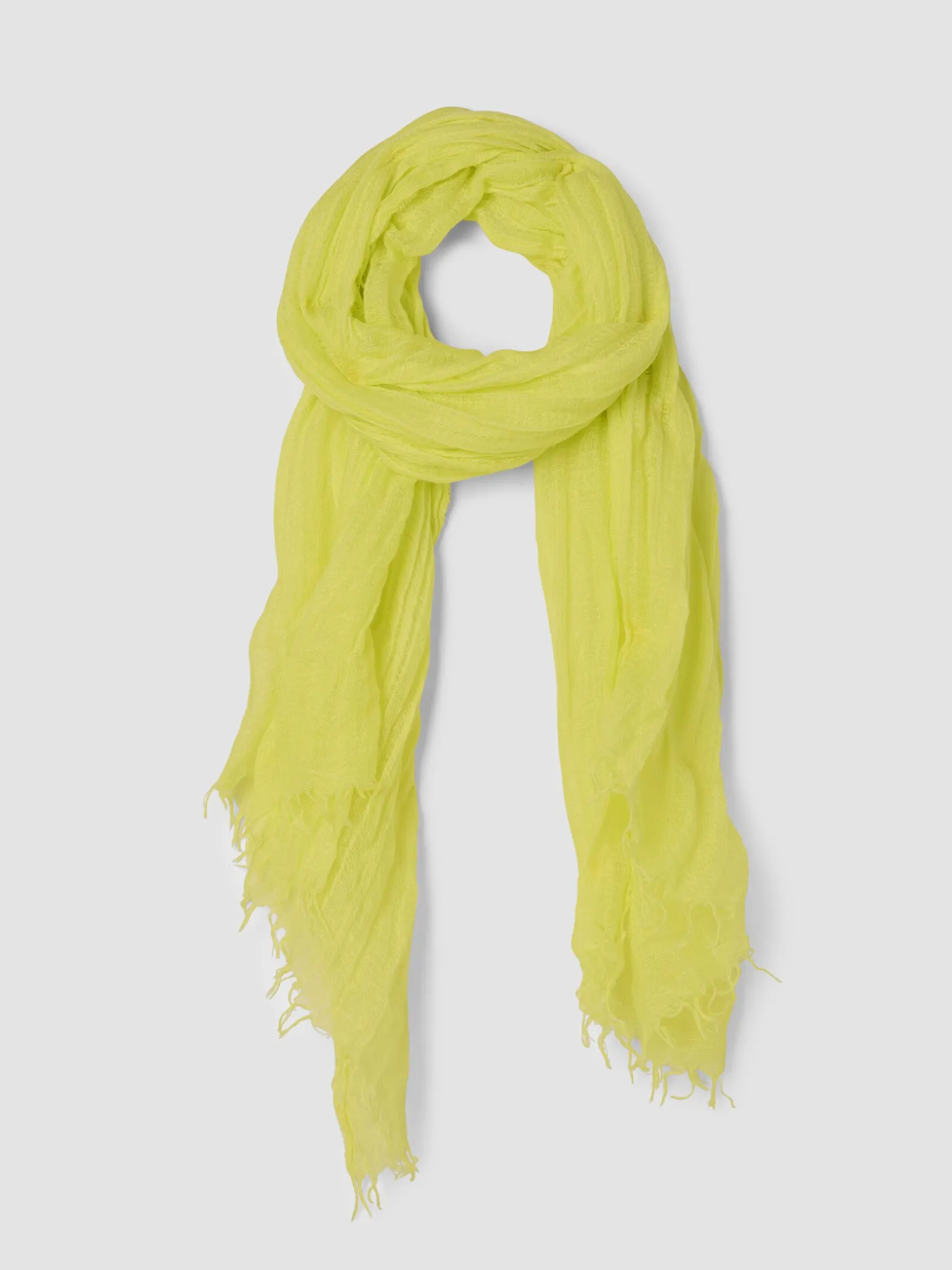 Textured Linen Blend Scarf
