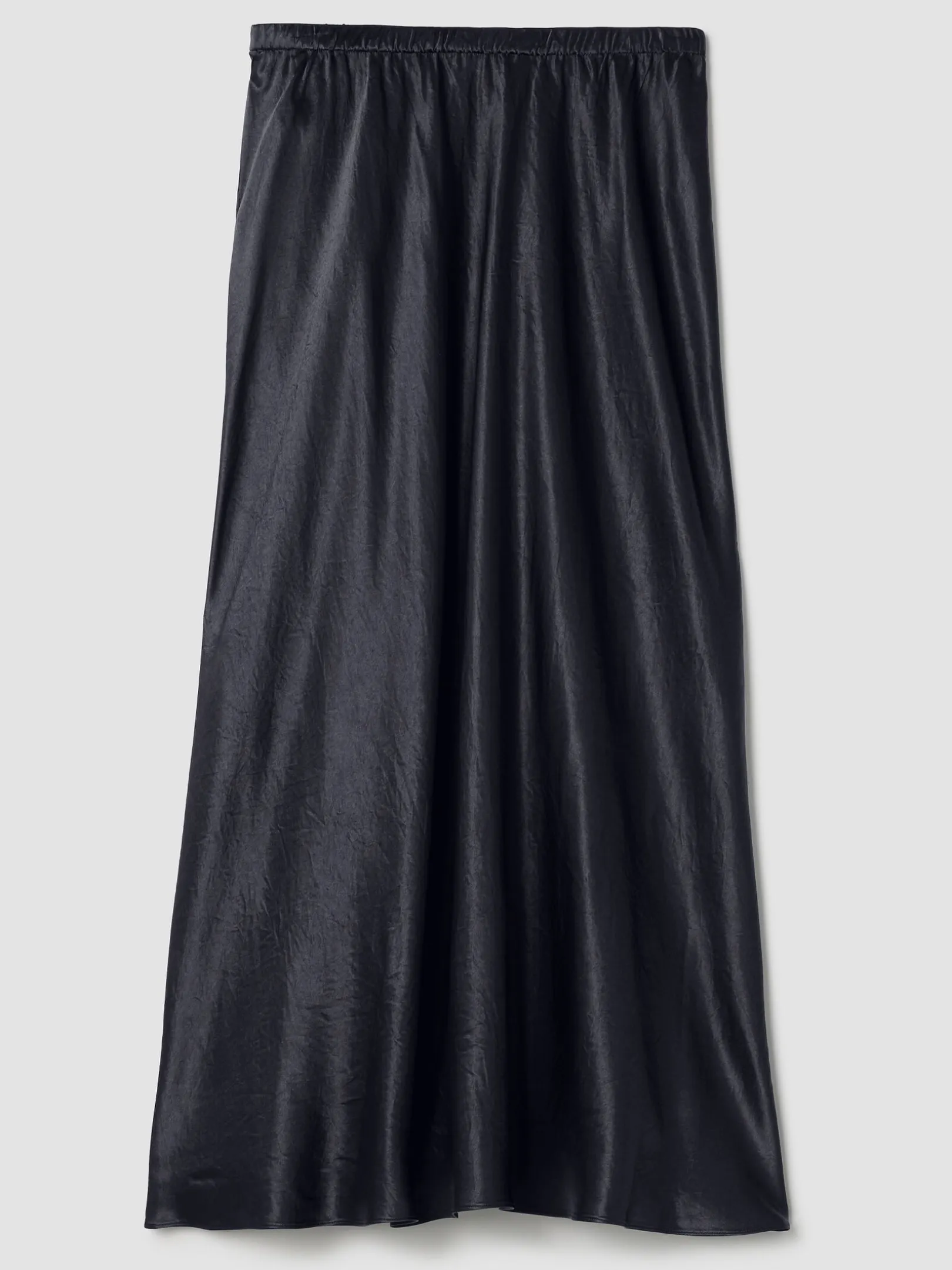 Textured Satin Slip Skirt