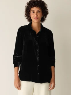 Velvet Classic Collar Shirt
