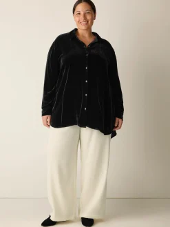 Velvet Classic Collar Shirt