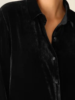 Velvet Classic Collar Shirt