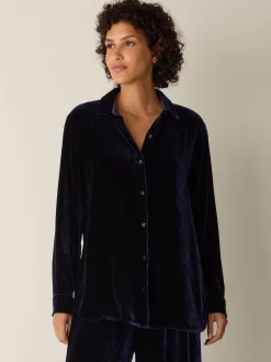 Velvet Classic Collar Shirt