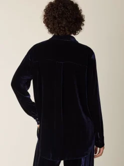 Velvet Classic Collar Shirt
