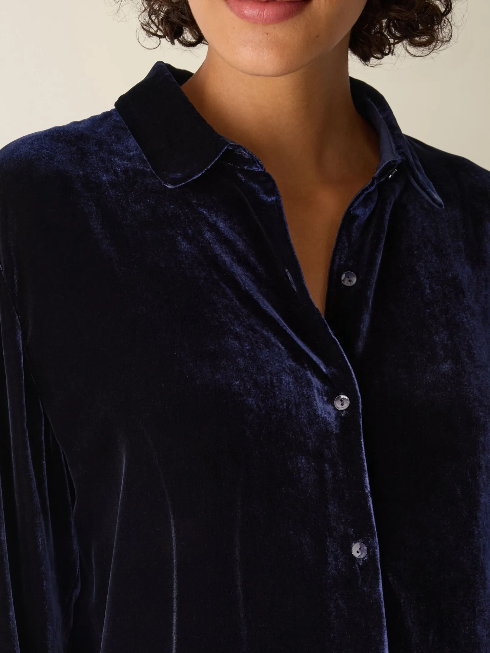 Velvet Classic Collar Shirt