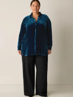 Velvet Classic Collar Shirt