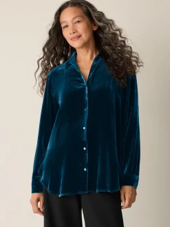 Velvet Classic Collar Shirt