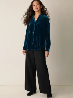 Velvet Classic Collar Shirt