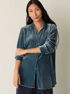 Velvet Classic Collar Shirt