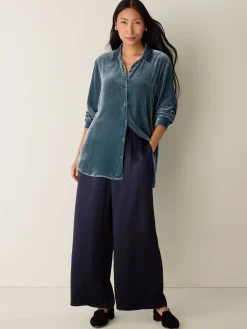 Velvet Classic Collar Shirt