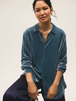 Velvet Classic Collar Shirt