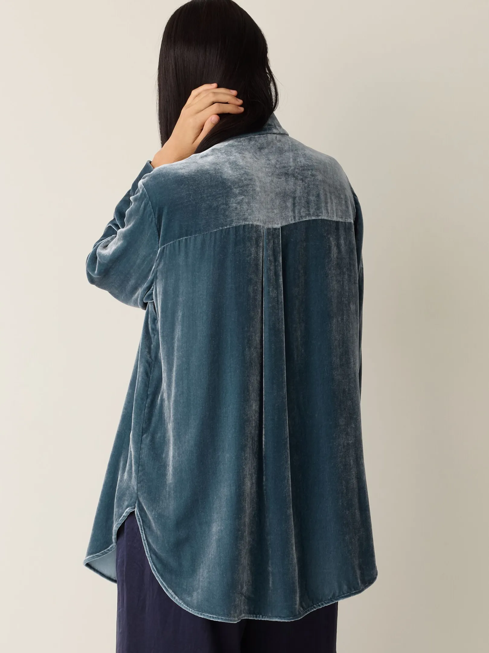 Velvet Classic Collar Shirt