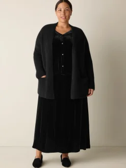 Velvet Flared Skirt