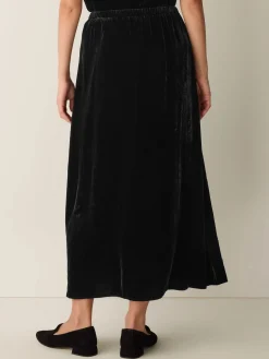 Velvet Flared Skirt