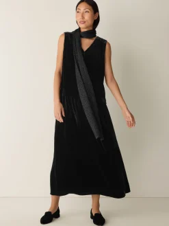Velvet Flared Skirt