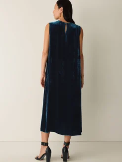 Velvet Round Neck Dress