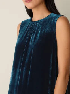 Velvet Round Neck Dress