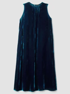 Velvet Round Neck Dress