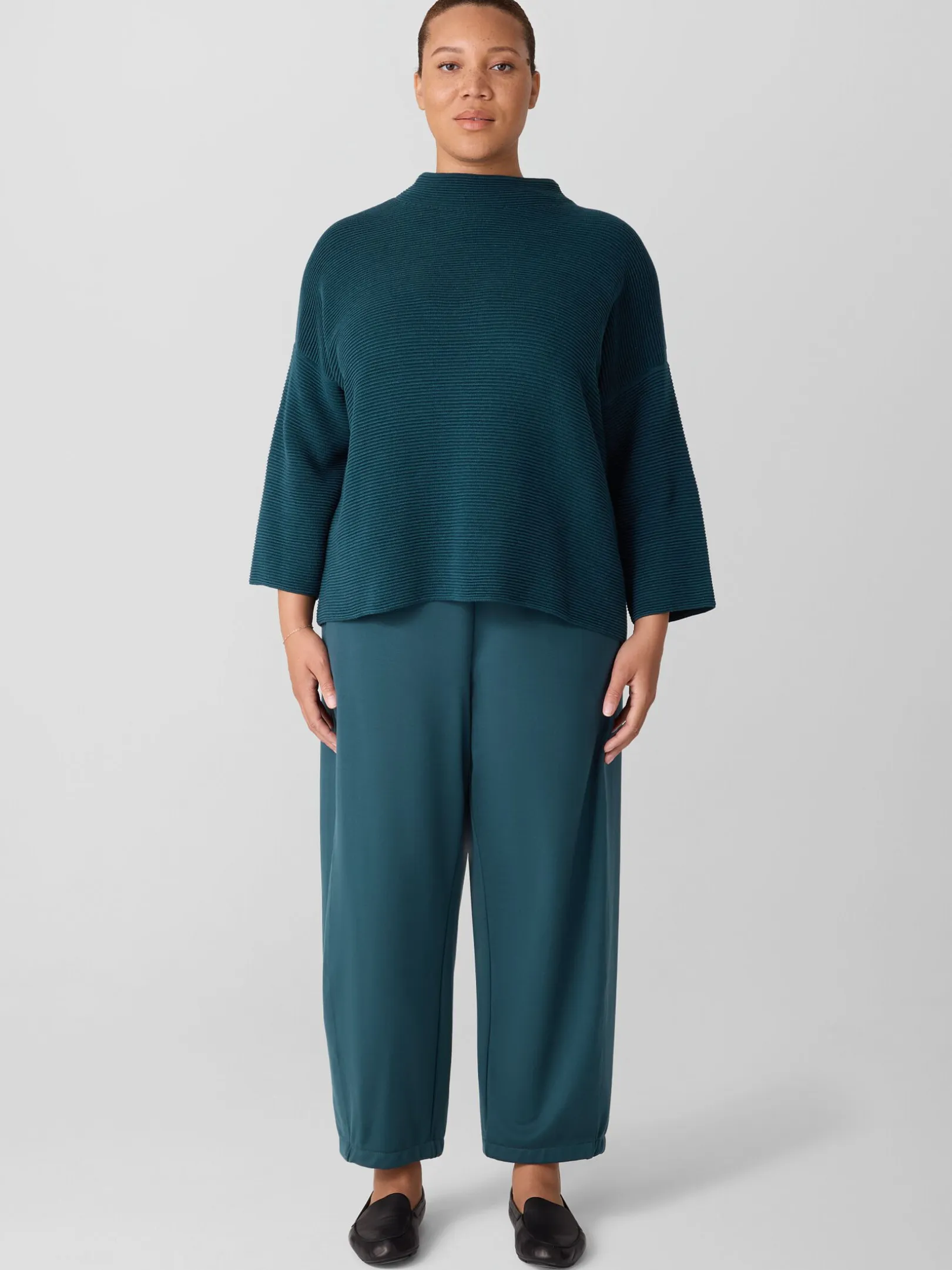 Washable Flex Ponte Lantern Pant