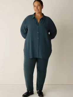 Washable Flex Ponte Slim Pant