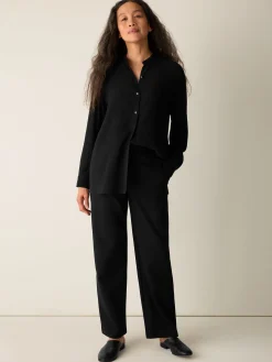 Washable Flex Ponte Straight Trouser Pant