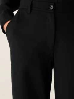 Washable Flex Ponte Straight Trouser Pant