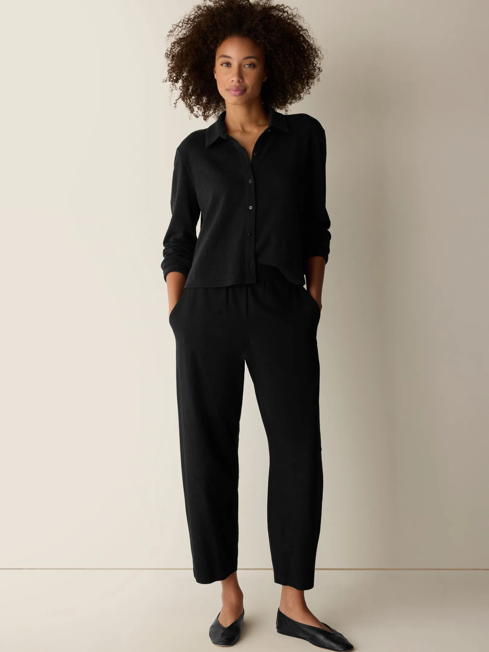 Washable Stretch Crepe Arch Pant