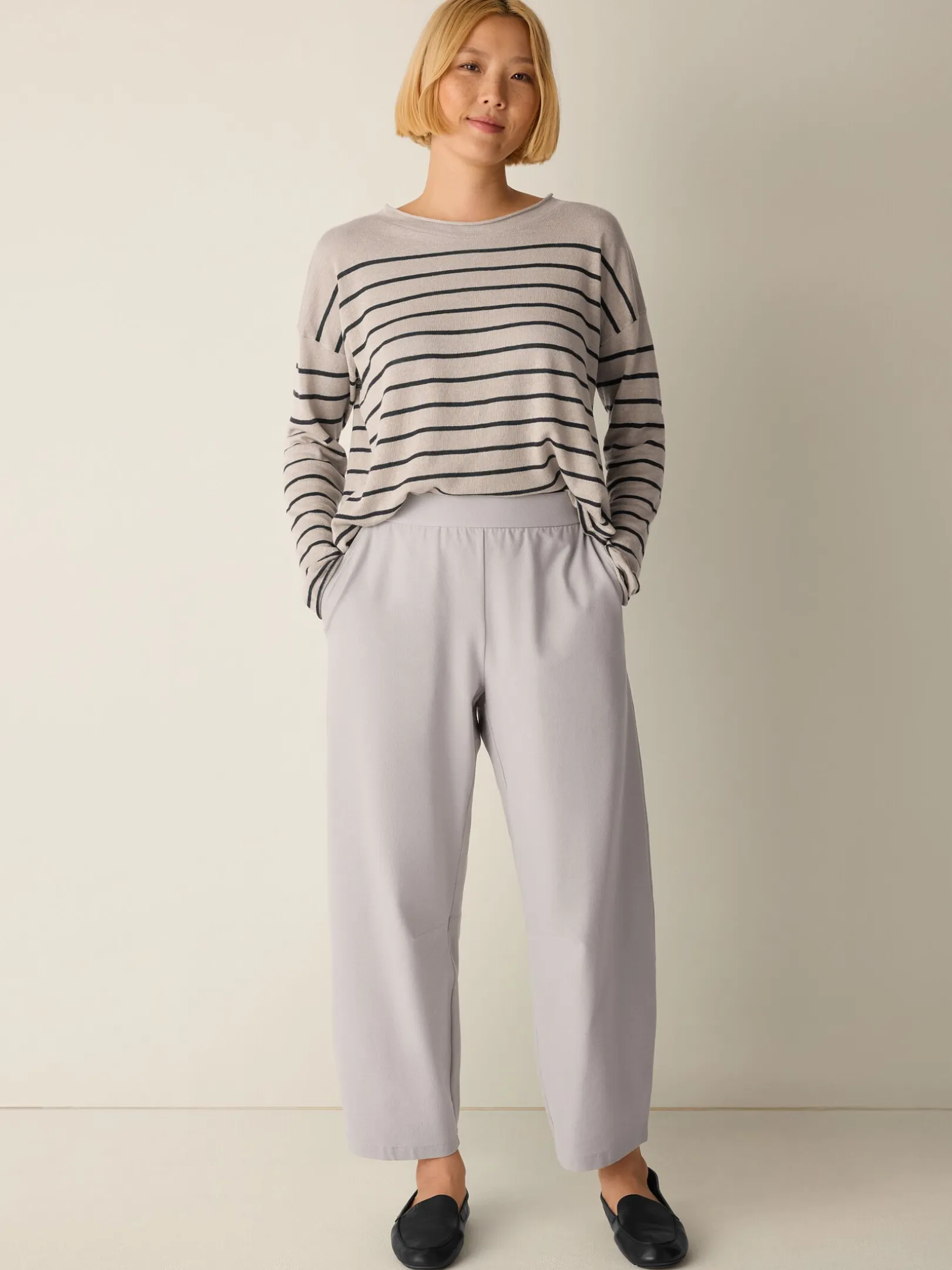 Washable Stretch Crepe Arch Pant