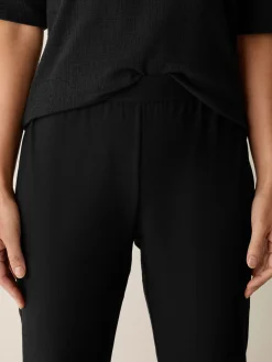 Washable Stretch Crepe Kick Pant